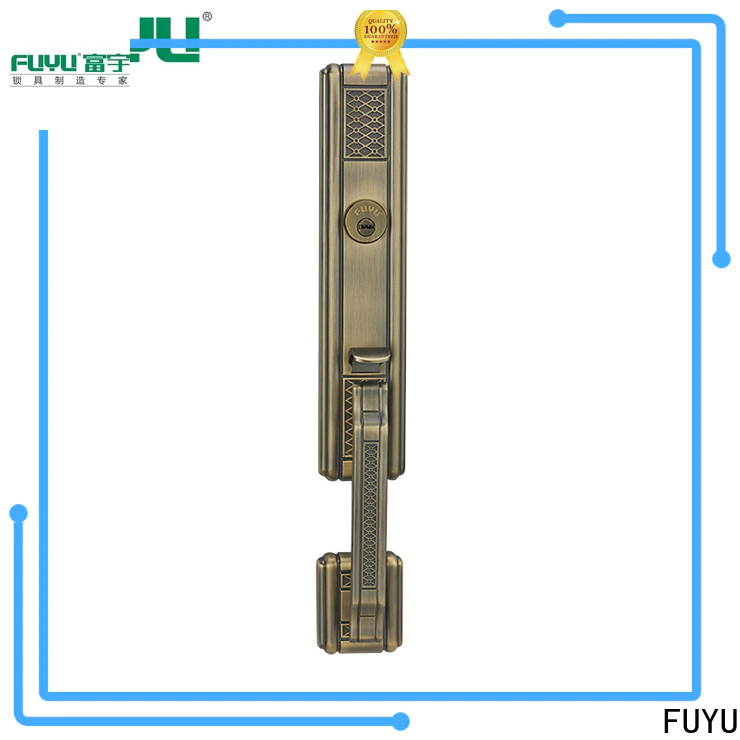 FUYU high security zinc alloy lock with latch for mall