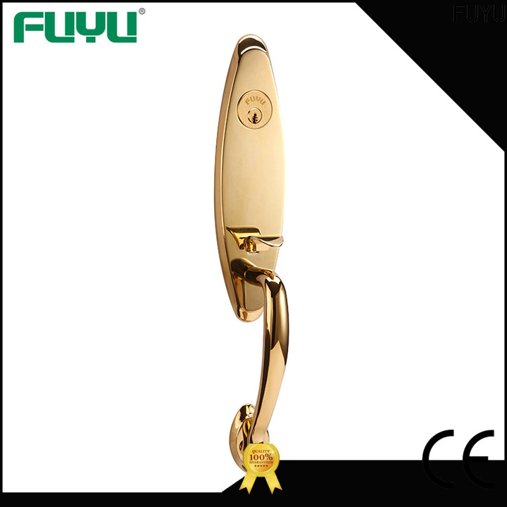 FUYU door brass front door locks with latch for residential
