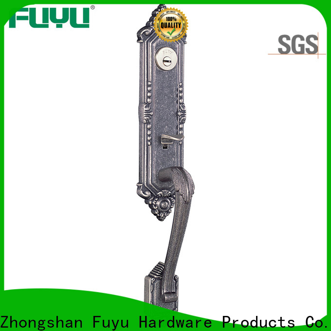 FUYU oem customized zinc alloy door lock with latch for mall