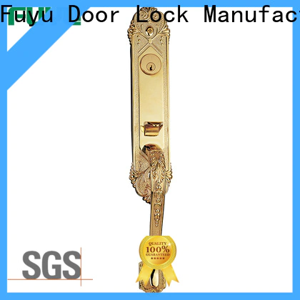 FUYU durable bathroom door handle with lock on sale for mall