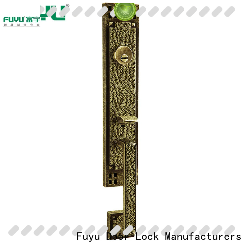 FUYU handle door lock factory for residential