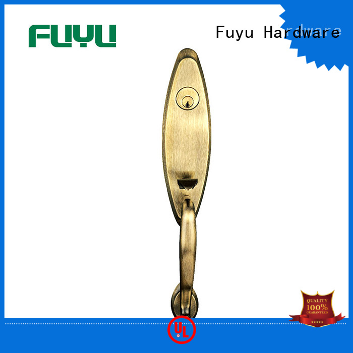 FUYU high security door handle lock solid for mall