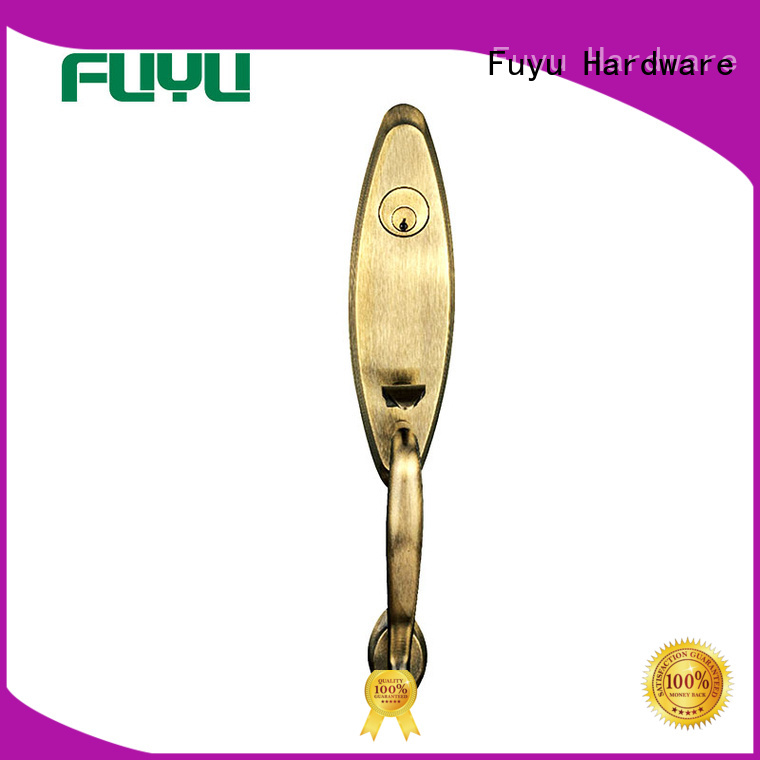 FUYU Brand door zinc alloy door lock handle factory