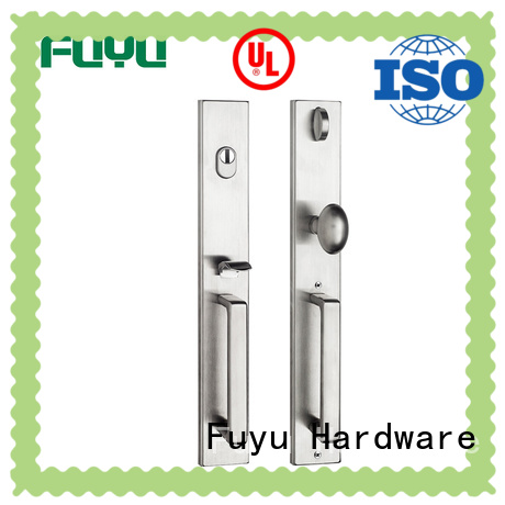 FUYU stronge stainless steel lock entrance for shop