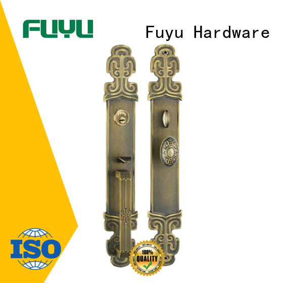 brass door lock gold for shop FUYU