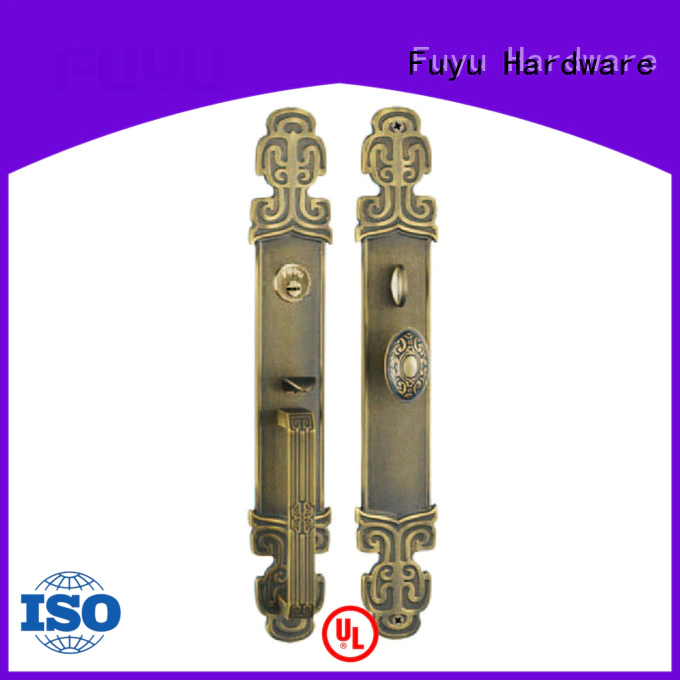 FUYU luxury brass door knob with lock meet your demands for shop