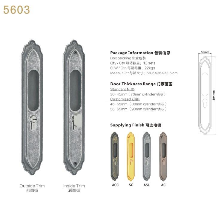 FUYU double sliding door lock for sale for home-1
