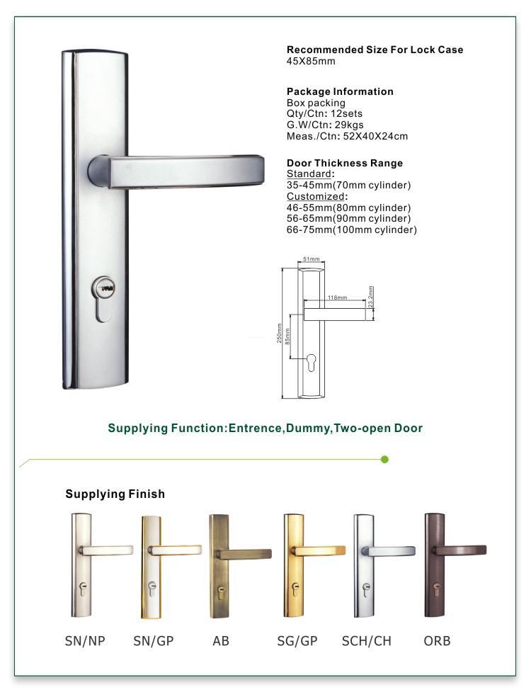 FUYU slide lock for french door company for shop