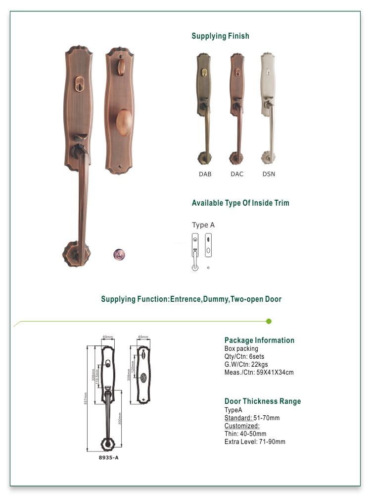 product-American style home entry lock set-FUYU-img