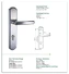 high security mortise door handle with international standard for wooden door