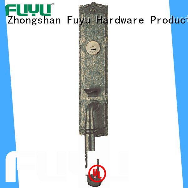 FUYU exterior zinc alloy entrance door lock products mall