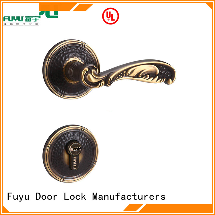 FUYU high security external door lock manufacturer for mall