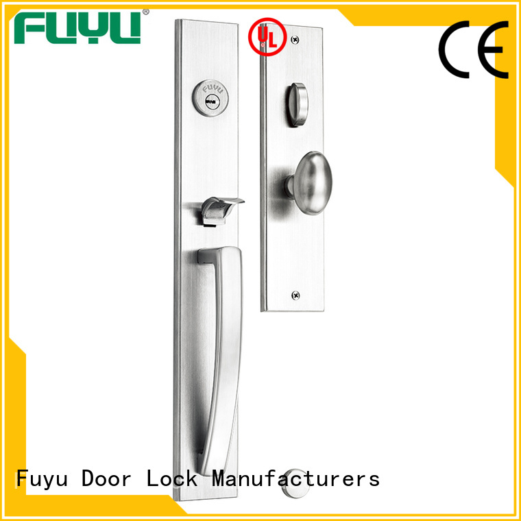 electric aluminium door lock handleset extremely security for wooden door