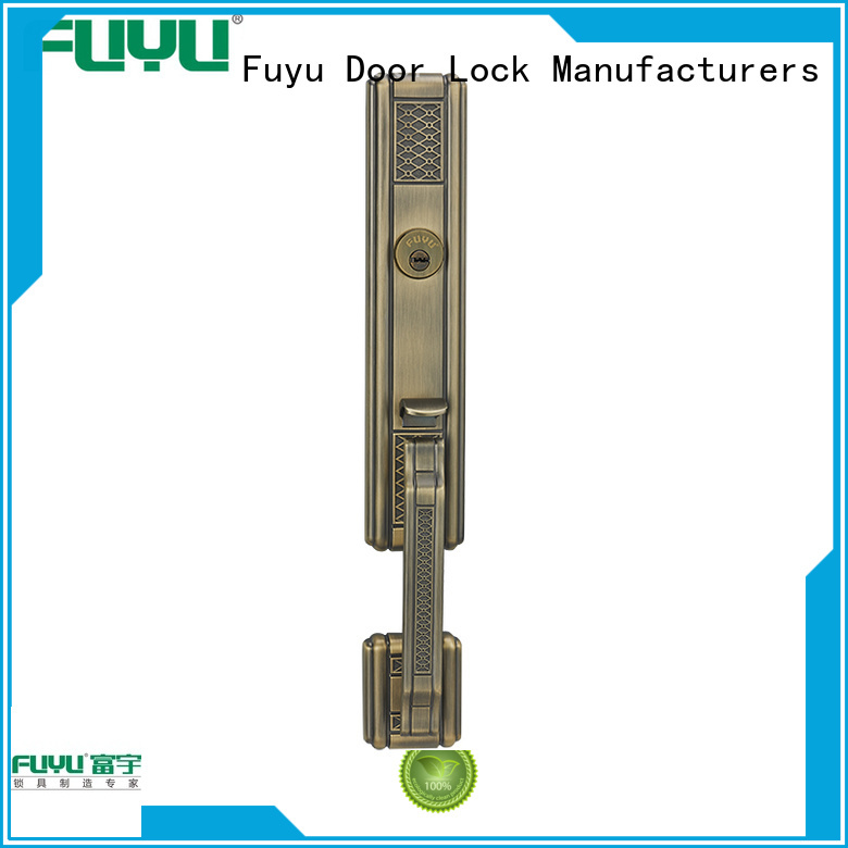 FUYU high security handle door lock manufacturer for entry door