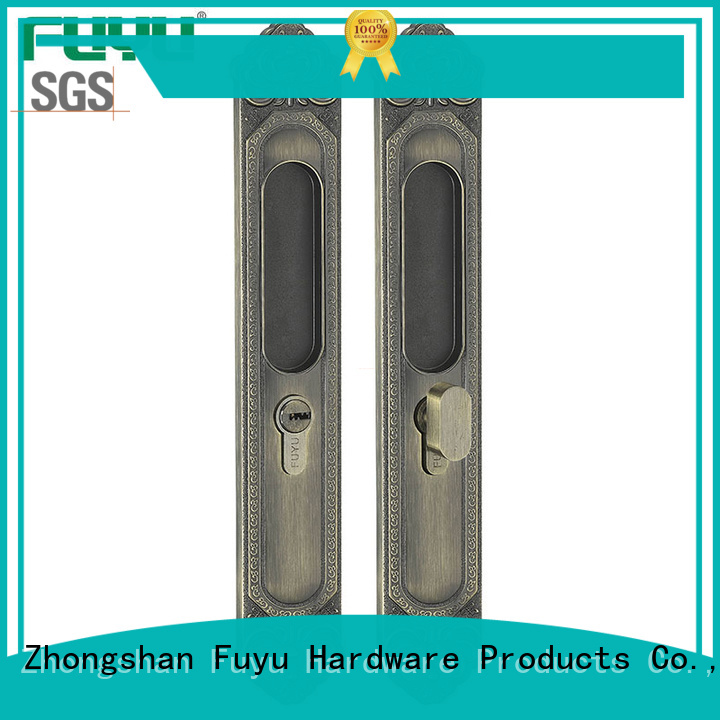 FUYU high quality sliding door lock with key for sale for wooden door