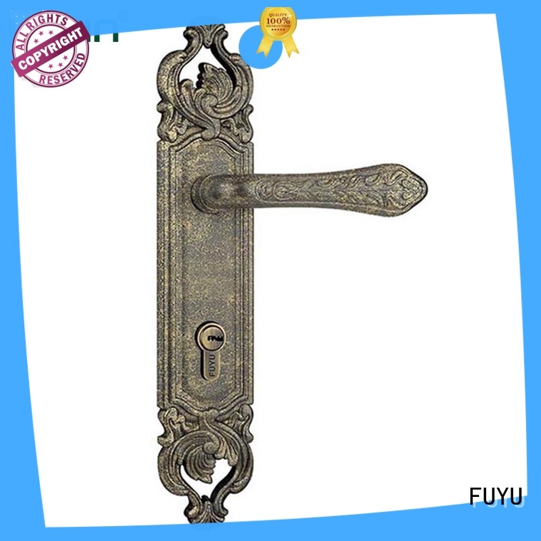 FUYU high security zinc alloy door lock for wood door meet your demands for mall