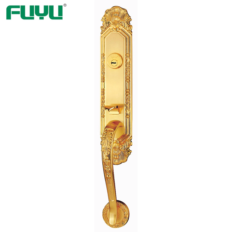 Chinese Security Double Exterior Handle Doors Locks For Villa Residence