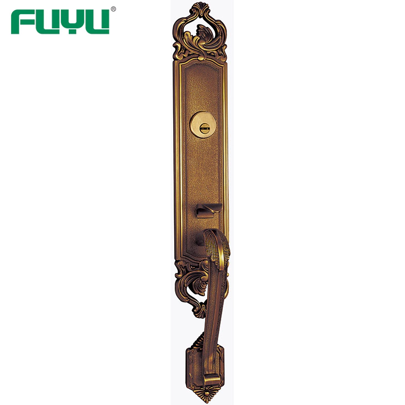 Entry Mortise Grip Handle Lock Set With Thumb Turn