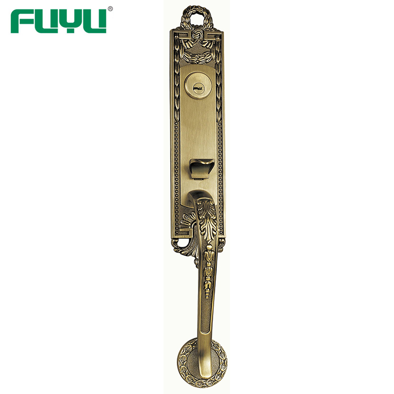 Zinc alloy key handle door lock