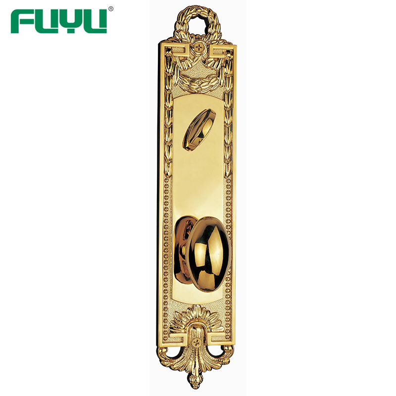 durable bathroom door handle with lock on sale for indoor-FUYU lock-img