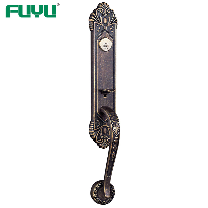 Zinc alloy anti-theft tubular door handle lock with key