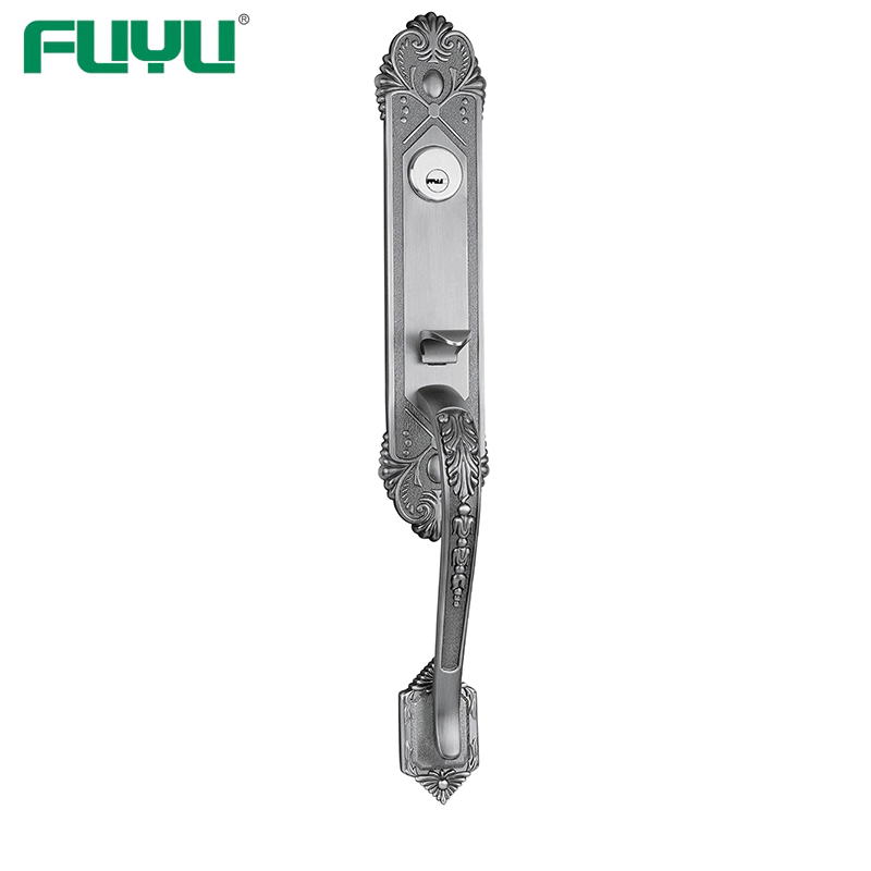 Zinc alloy anti-theft tubular door handle lock with key
