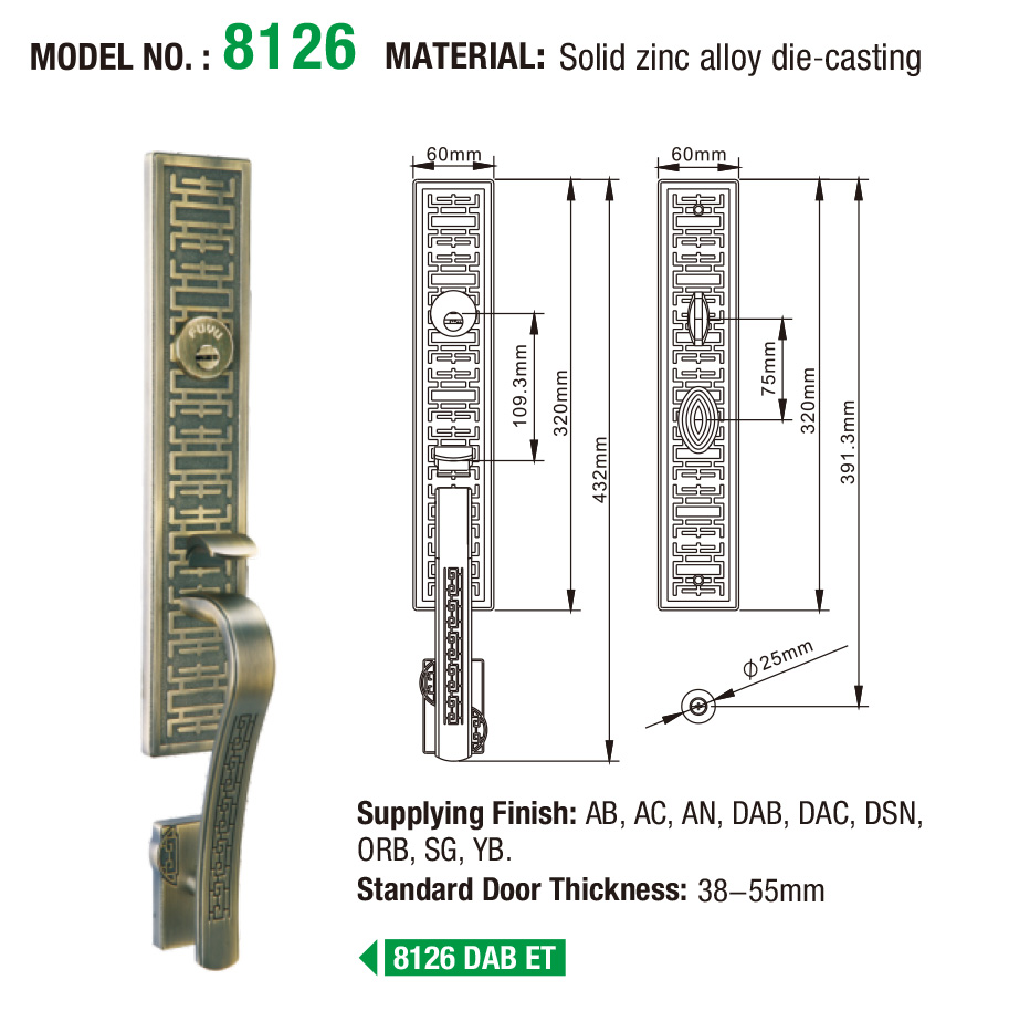 fuyu commercial grade locks wood factory for entry door-5