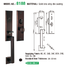 quality best home locks trim on sale for entry door