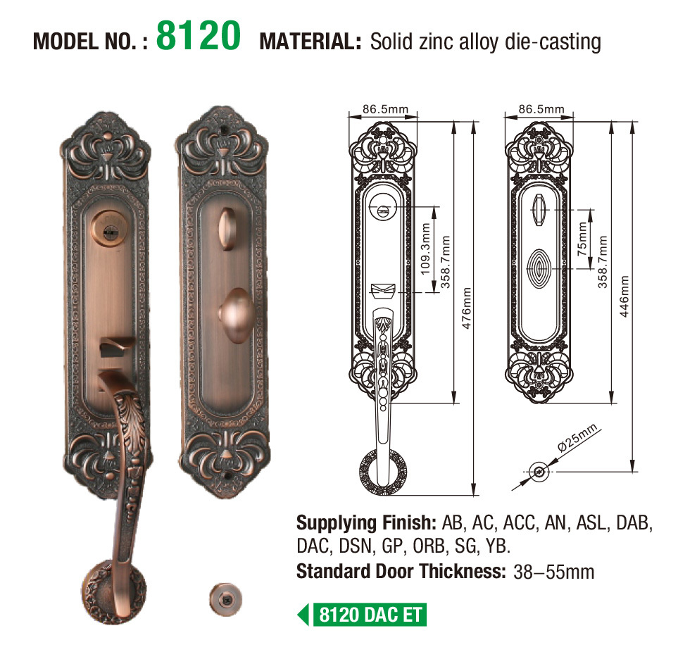 custom american door lock supplier for home