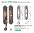 quality zinc alloy door lock for wood door branded on sale for indoor