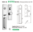 New lock cylinder with key locks for business for home
