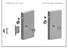 New door lock design solid supply for mall