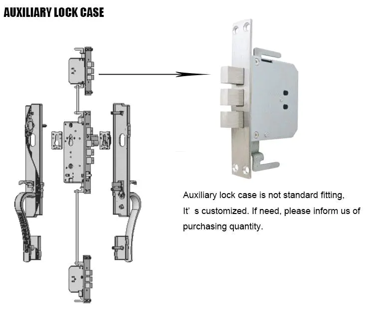 FUYU lock top two sided gate lock factory for mall
