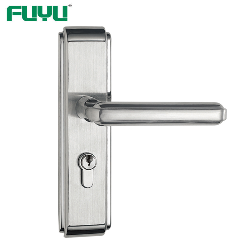 fuyu fingerprint door lock with deadbolt side for sale for mall