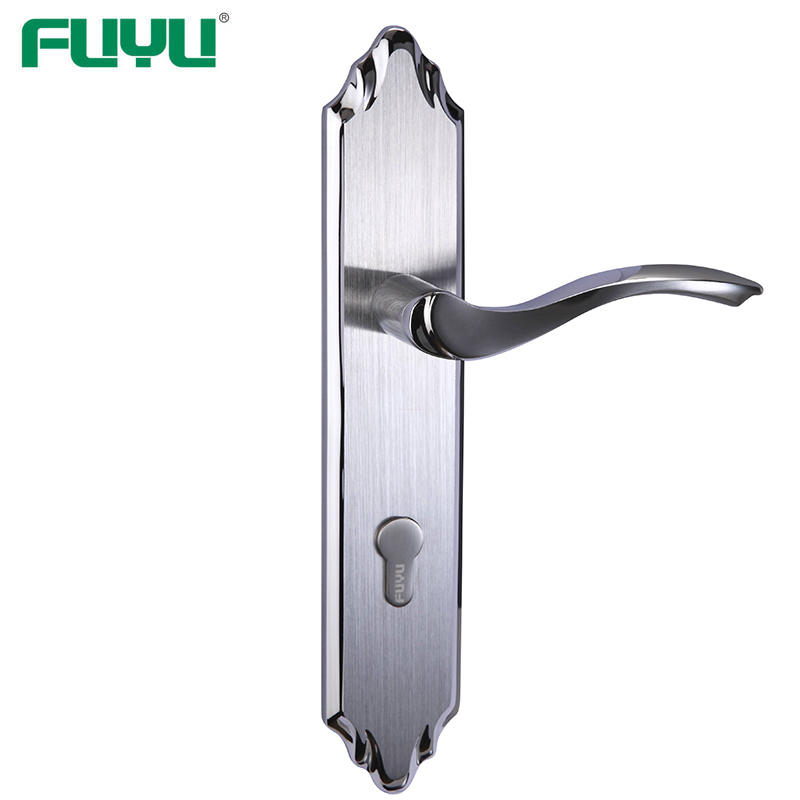 Stainless steel entrance handle door lcok