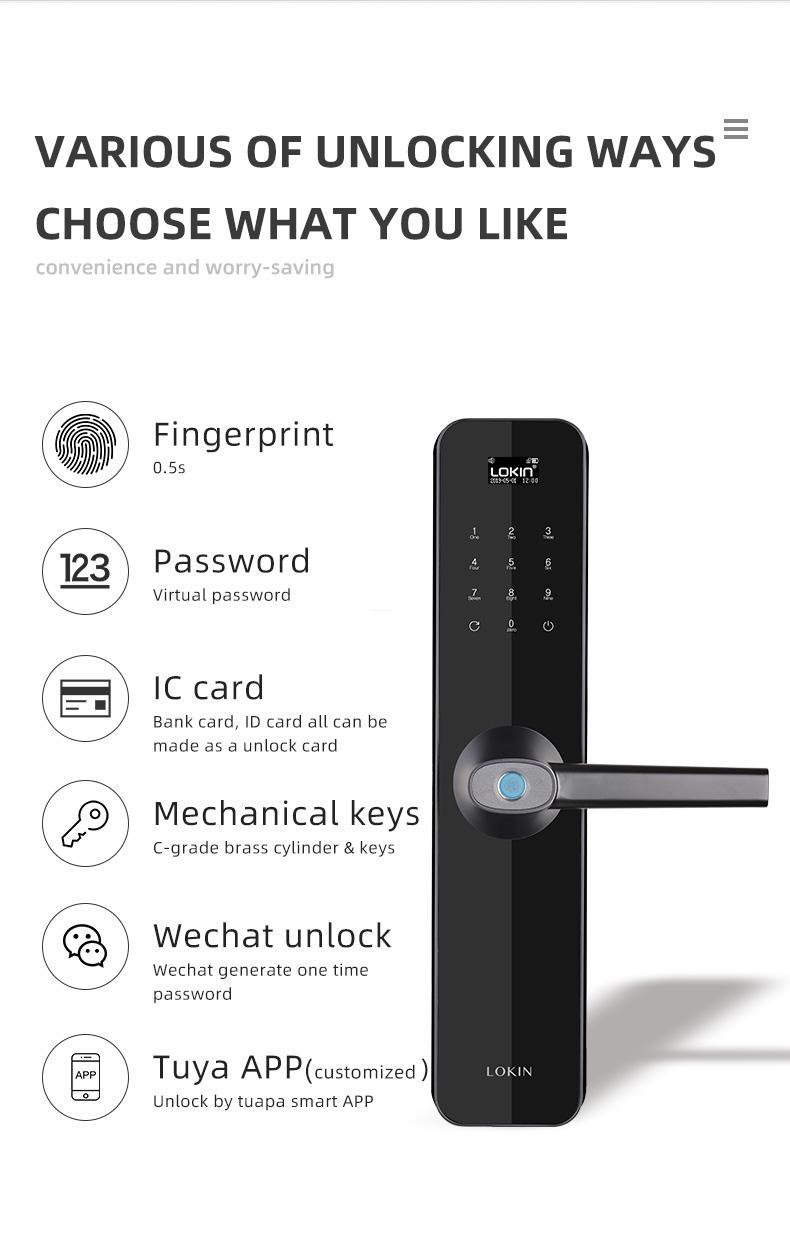 FUYU keypad door lock with international standard for home