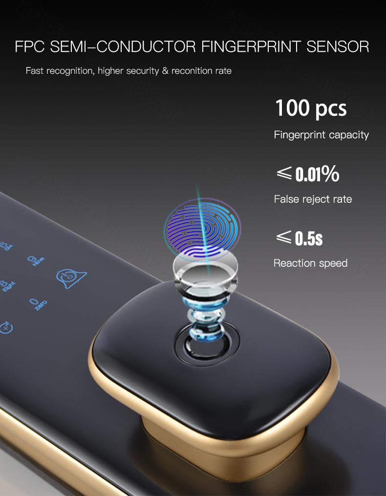 FUYU custom biometric fingerprint door lock on sale for residential-6