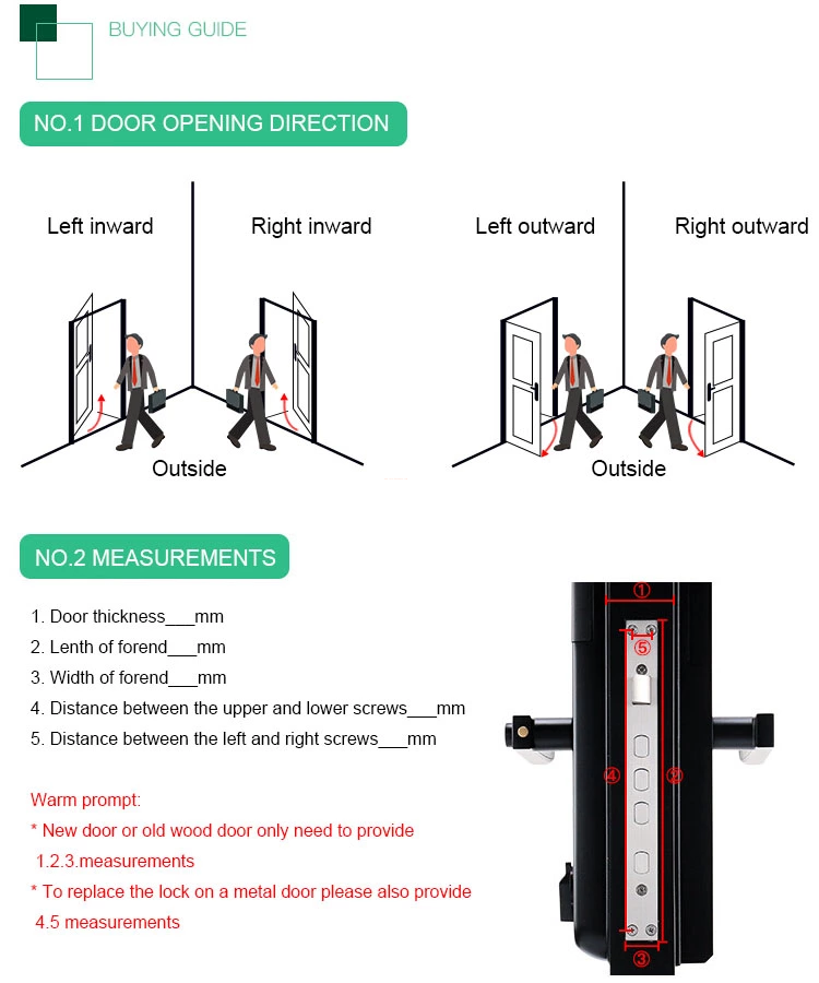 FUYU custom finger print door locks for business for wooden door