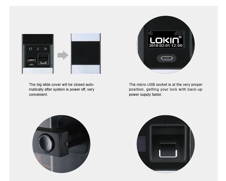 FUYU high tech digital keypad door lock manufacturer for home-4