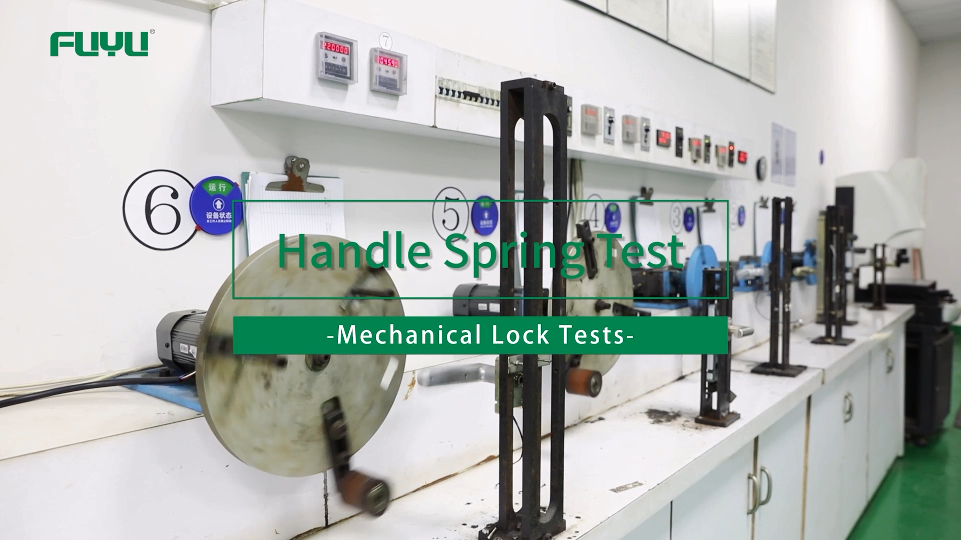 Handle Spring Test of FUYU Mechanical Lock Tests