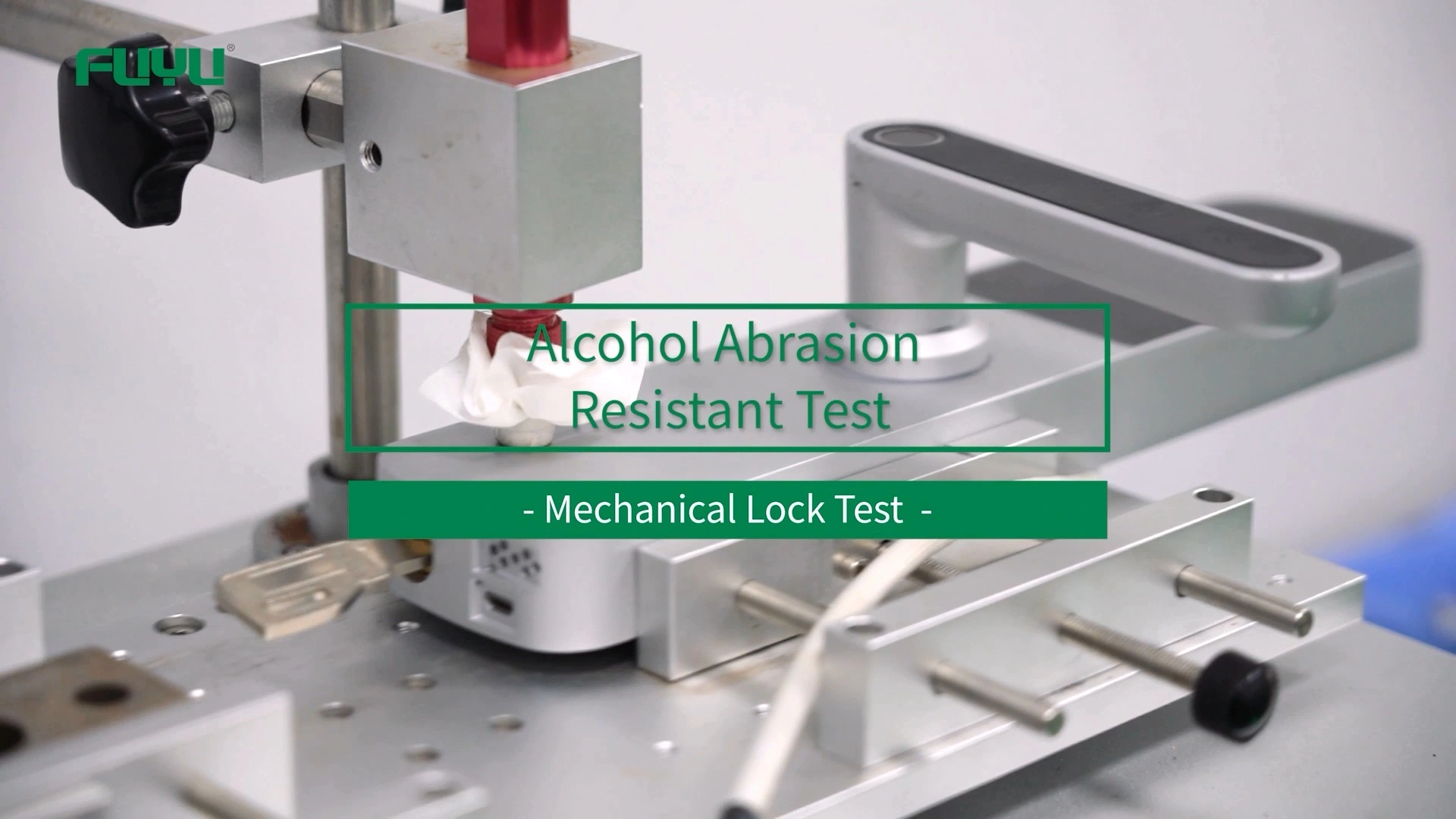 Alcohol Abrasion Resistant Test of FUYU Mechanical Lock Tests