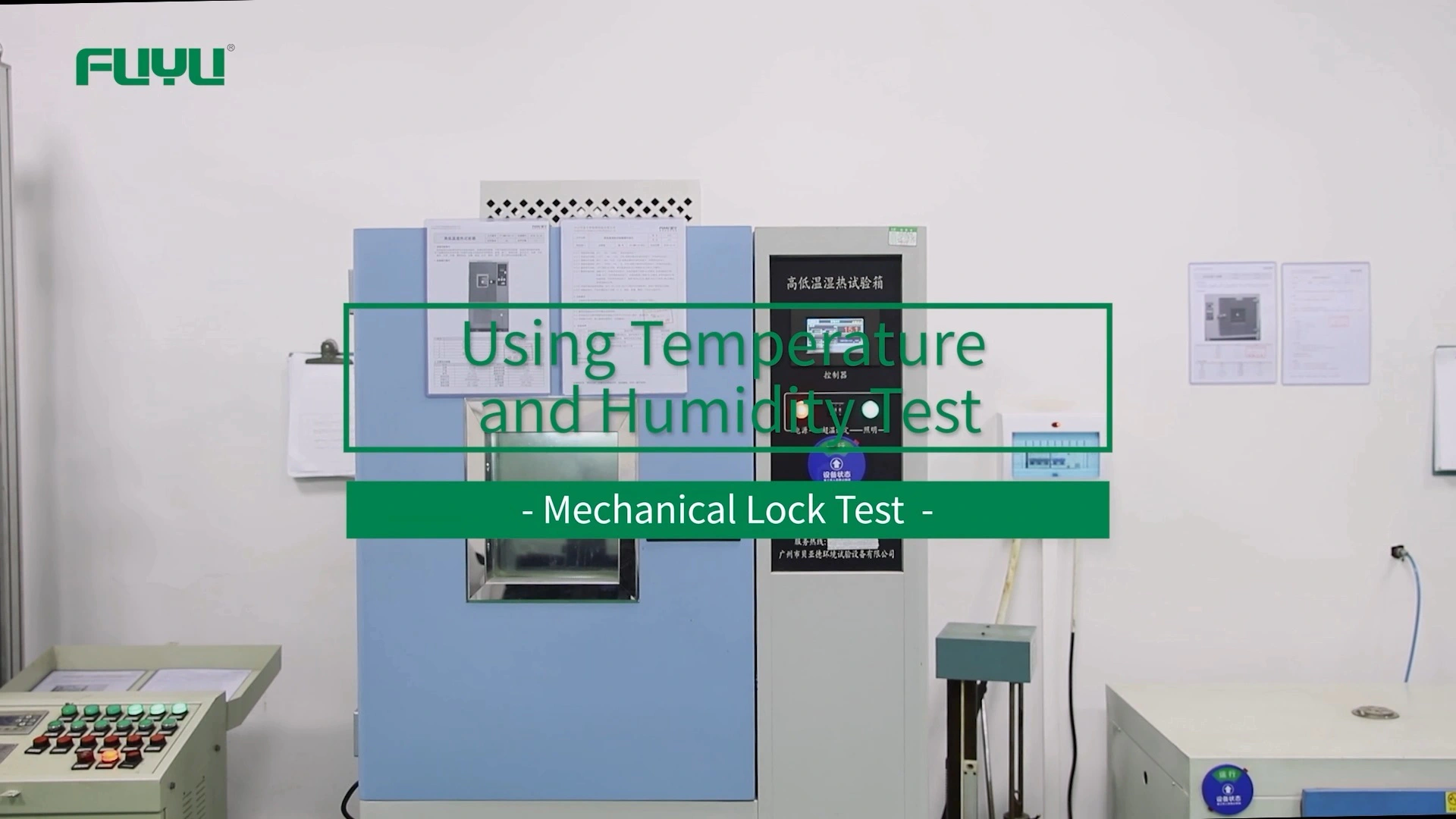 Using Temperature and Humidity Test of FUYU Mechanical Lock Tests