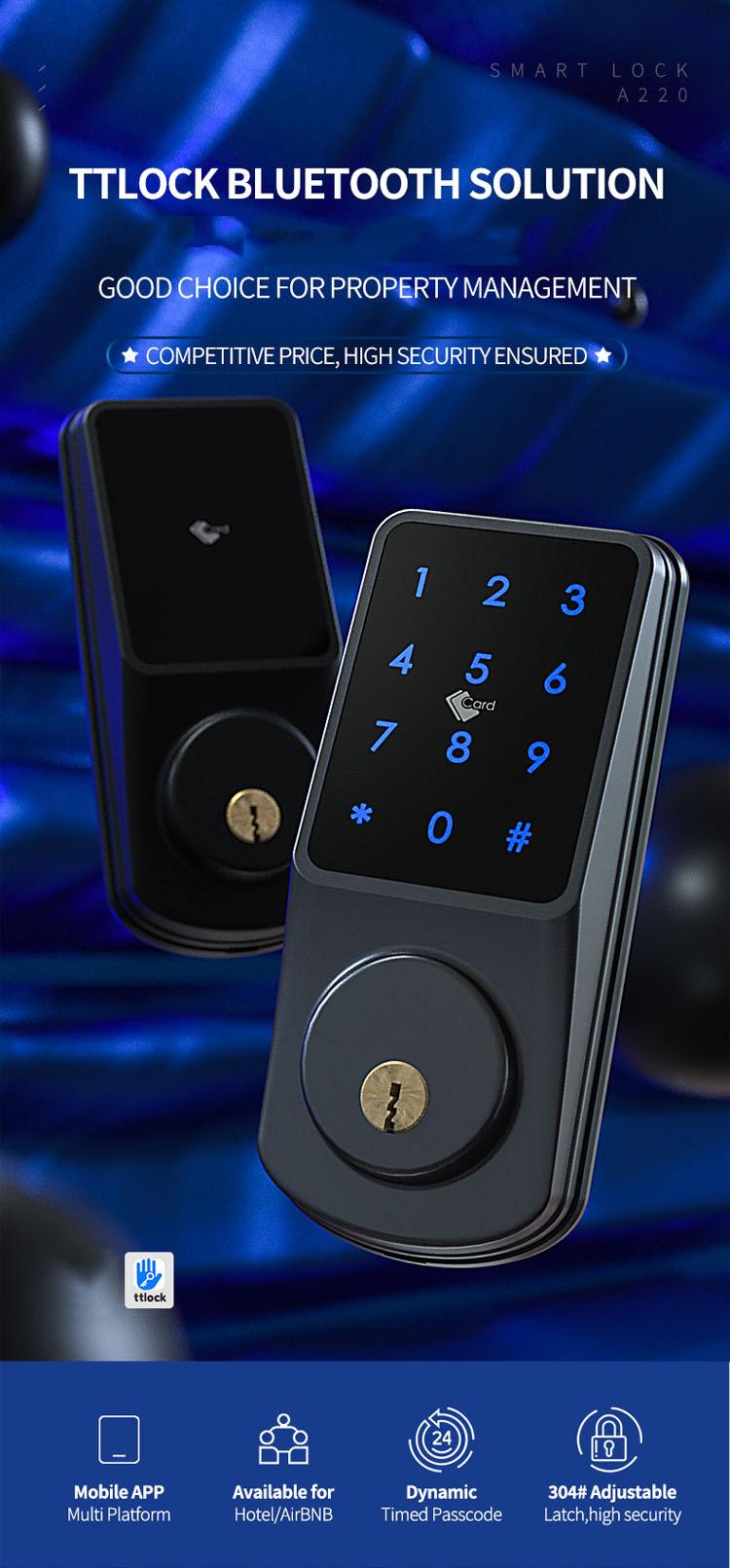 product-TTLock APP Bluetooth For Landlord of Hotel Airbnb Smart Door Lock-FUYU-img