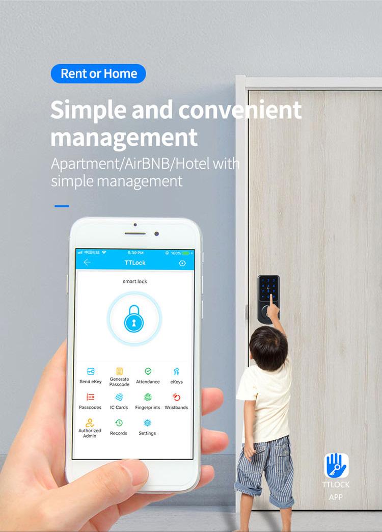 FUYU lock latest apartment smart lock for business for apartment-8