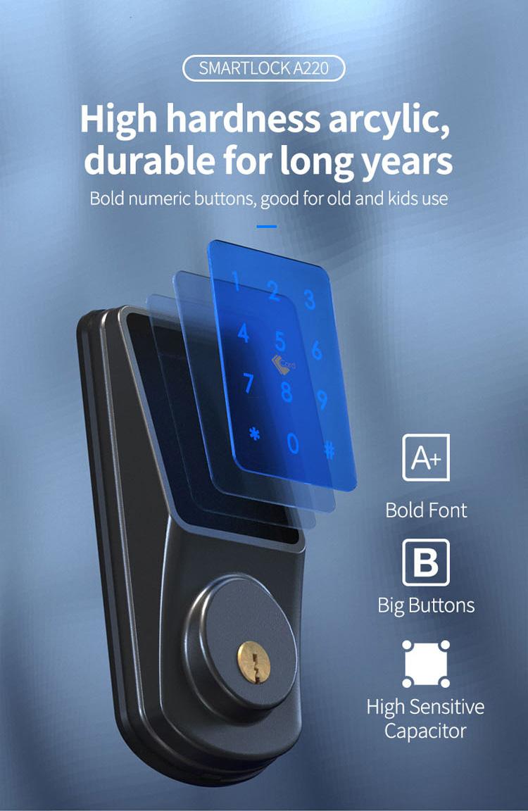 product-FUYU-TTLock APP Bluetooth For Landlord of Hotel Airbnb Smart Door Lock-img-1