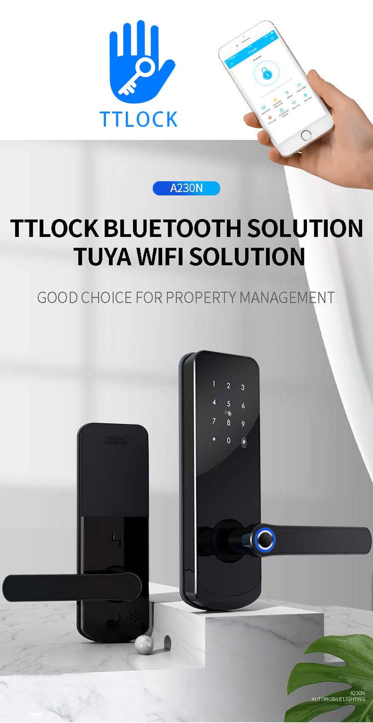fuyu smart door lock apartment with latch for apartment-1