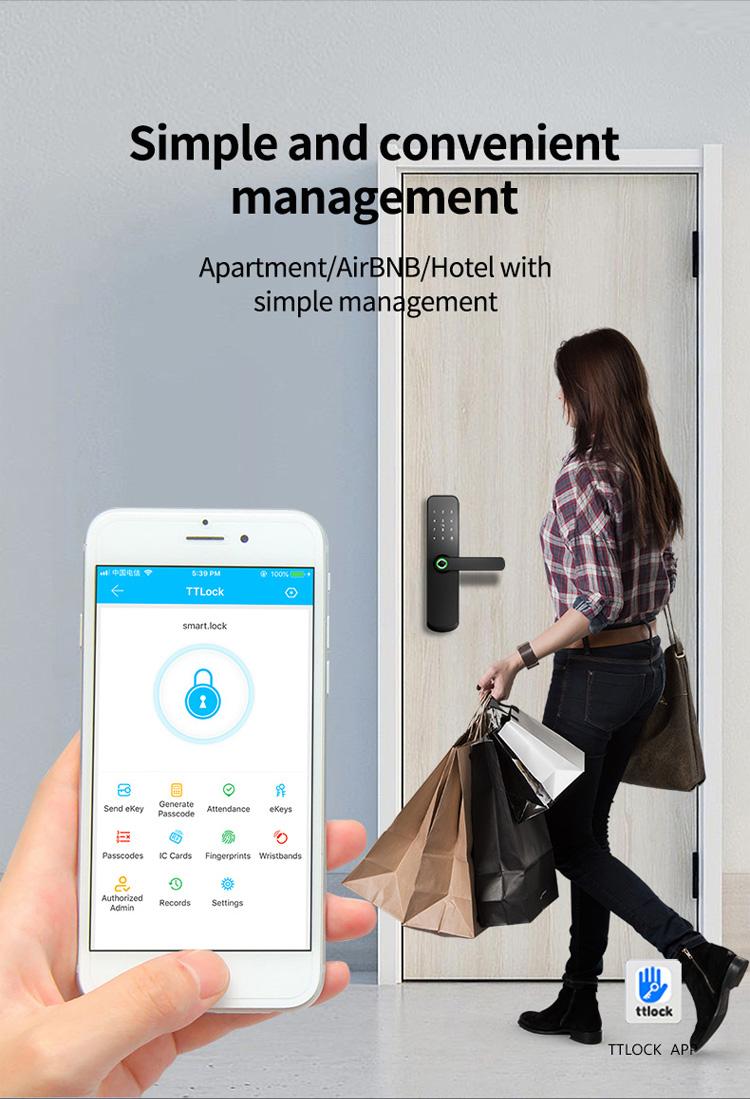 New apartment smart door lock for sale for apartment-8