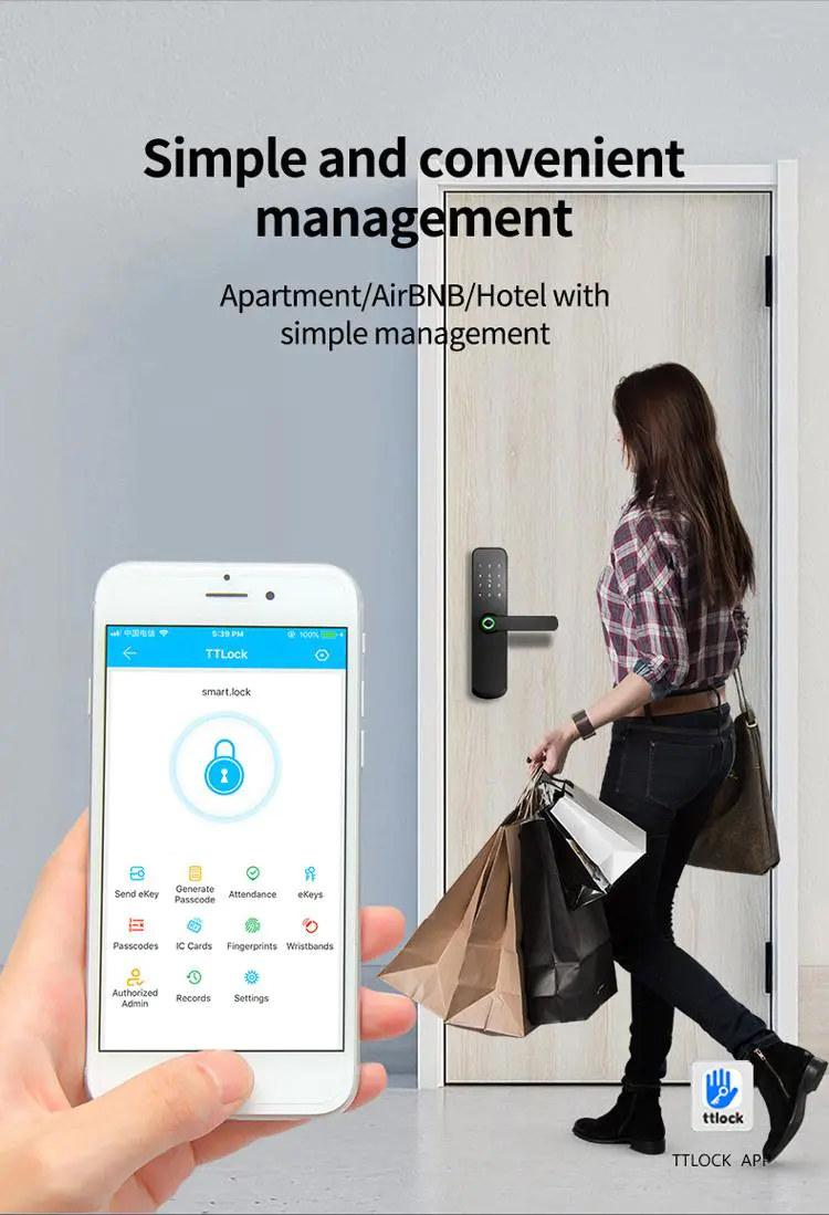 FUYU lock LOKIN apartment smart lock suppliers for house