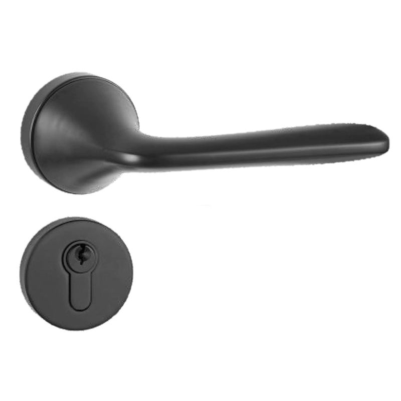 Modern Round Lever Handle Door Lock