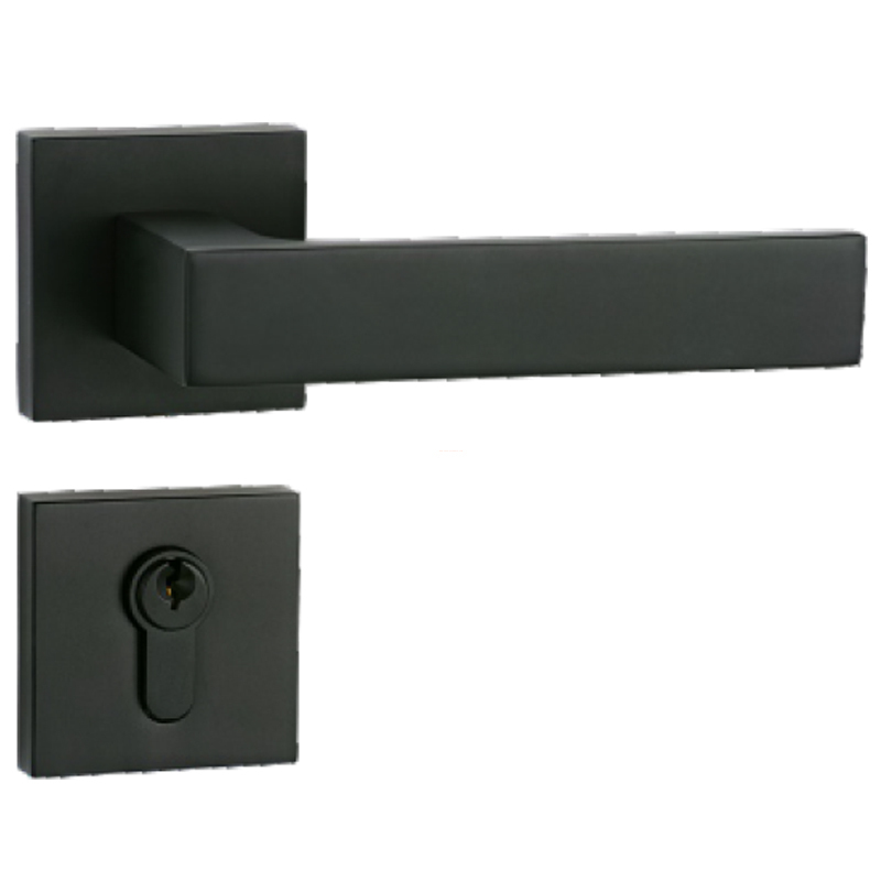 Modern Style Square Shape Handle Lever Door Lock